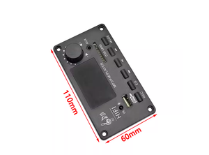 Amplificador SMJ DY-S100W 12V 50W*2, Placa de Decodificación Inalámbrica sin Pérdidas, Pantalla a Color con Grabación y Llamadas, USB/TF/<span class=keywords><strong>Radio</strong></span>/AUX - Product Image 4