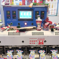 Machine de remplissage et de scellage de jus de fruits à 8 buses, machine de remplissage de sachets de jus