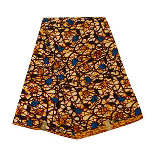 Tissu classique hollandais véritable en cire pour la couture de robes de soirée pour femmes, 100% polyester - Product Image 5