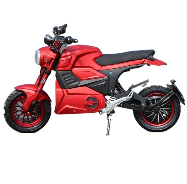Vente chaude 3KW Moto électrique pour adultes Motos électriques Nouveau scooter électrique à 80km de vitesse sans batterie CKD