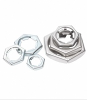 Écrous autobloquants personnalisés M6 M8 M10 M12 en acier au carbone zingué DIN7967, écrous PAL en acier inoxydable noir, norme ISO