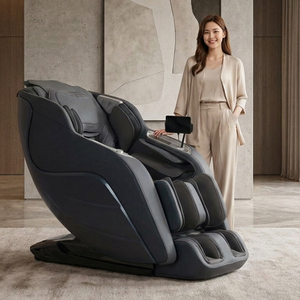 Fauteuil de massage 3D de luxe Zhouqi, corps entier, zéro gravité, commande vocale IA, charge sans fil, <span class=keywords><strong>musique</strong></span> Bluetooth - Product Image 3