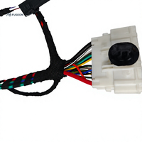 Rangkaian Kabel Chassis Bodi Kendaraan Multi-Kabel Konektor Hitam Kustom Kabel Otomotif OEM 12V 24V