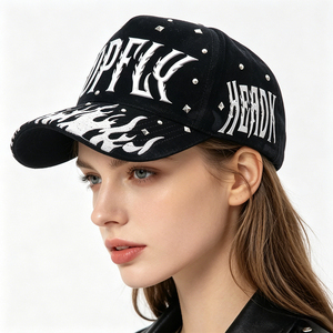 Cappellini da Baseball Lucidi a 5 Pannelli ad Alta Frequenza, Personalizzati, Sportivi, Traspiranti, in Tessuto Impermeabile - Stile Messicano - Product Image 1