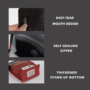 Venta al por mayor de lujo personalizado Mini 1kg 50kg goteo verde grano de <span class=keywords><strong>café</strong></span> suave al tacto válvula Kraft blanco Stand up bolsa Mylar bolsas para <span class=keywords><strong>café</strong></span> - Product Image 6