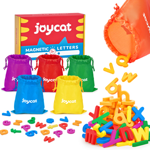 Joycat - Juguete de Letras Magnéticas del Alfabeto, 312 Letras Minúsculas Magnéticas, Juego Educativo de Aprendizaje <span class=keywords><strong>para</strong></span> <span class=keywords><strong>Preescolar</strong></span>, Aprendizaje del Abecedario - Product Image 4