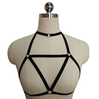 Rol oynamak kadınlar Hollow Out açık Crotch Polyester Crotchless Lingerie seksi sıcak şeffaf bayan iç çamaşırı seti seksi