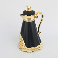 Cafetera de estilo árabe vintage de la mejor calidad, nuevo frasco de vacío popular con revestimiento de vidrio para ollas para regalos