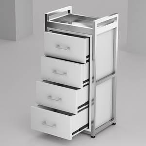 Gabinete de Almacenamiento Comercial de Hierro con Ruedas para Peluquería, <span class=keywords><strong>Barber</strong></span>ía, Personalizable, Marca YX, Exportación, Comercio Exterior - Product Image 3