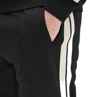 Pantalon de survêtement décontracté pour homme, chaud pour l'hiver, taille mi-haute, coupe ample en toile, respirant et écologique