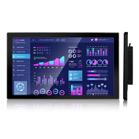 Monitor Industri Layar Sentuh Android 15.6 21.5 Inci Kecerahan Tinggi IP65 1000 Nits Bingkai Terbuka Antarmuka USB Garansi 1 Tahun