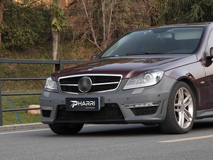 Kit Completo <span class=keywords><strong>de</strong></span> Conversión Exterior para Mercedes Benz Clase C W204 2008-2010, Actualización al Diseño C63 AMG - Product Image 4
