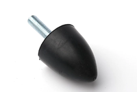 Amortisseur de type VP YQY, tampon conique à tête pointue, bloc antidérapant, colonne anti-choc et anti-vibration M6 M8 M10 M12