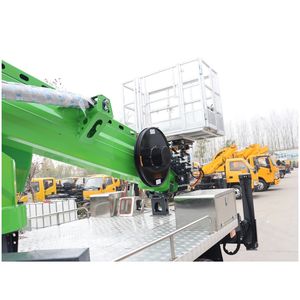 Nieuwe 42 Meter Automatische Hydraulische Vrachtwagen Gemonteerde Telescopische Toegangsladders Diesel Brandstof Emmer Lift Hoogwerker Werk Platform - Product Image 2