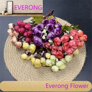 Bouquet de fleurs artificielles en soie Bouquet de fleurs artificielles de EVERONG-F352-mariage Bouquet de fleurs artificielles pour la maison de mariage - Product Image 2