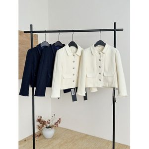 Veste courte tendance pour femmes de style coréen avec un design rétro, veste à manches longues - Product Image 4