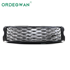 Rejilla Todo Negro Lr055880 rejillas protector coche cromo parrilla delantera automóvil malla para Land Rover Range Rover <span class=keywords><strong>Vogue</strong></span> 2016 - Product Image 6