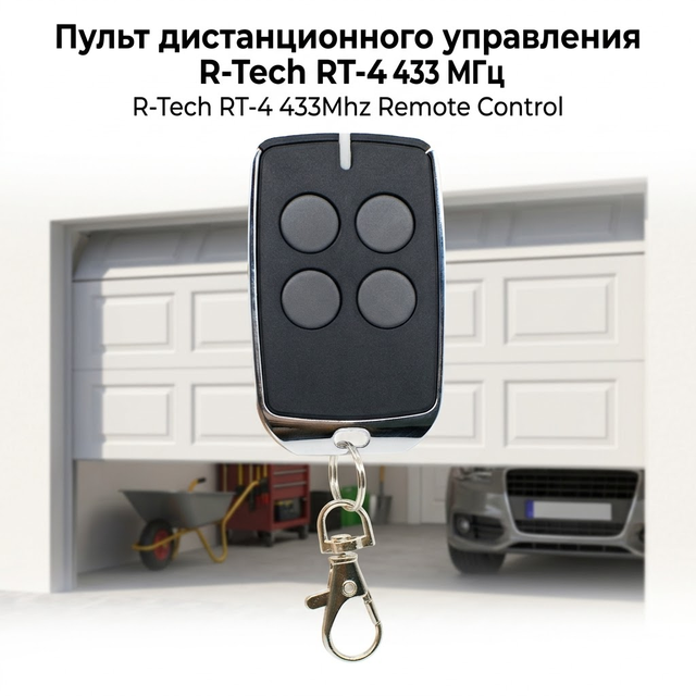 R-Tech RT-4 433Mhz Automatic Door / Sliding Door Remote Control