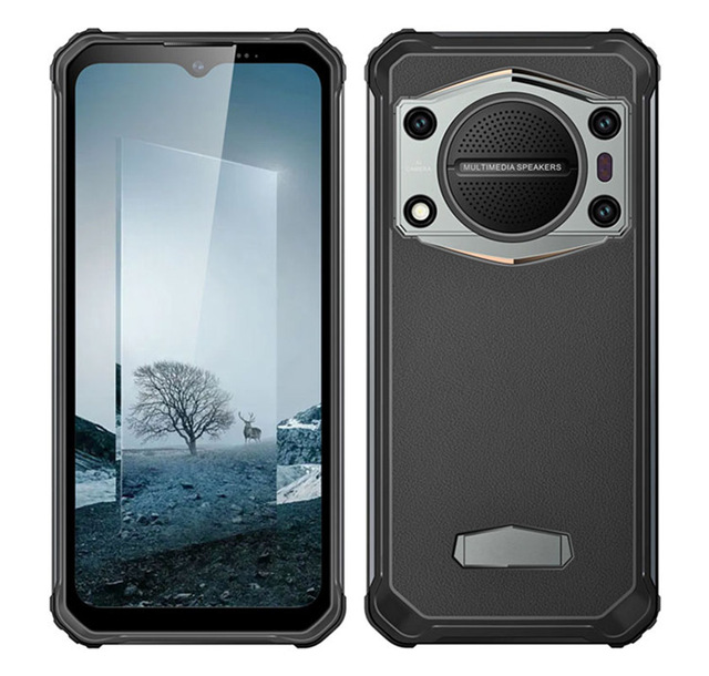Factory Big Sale! Fancy Designed Android 13.0 Rugged Phone with Four Camera, Big Memory, NFC, Fingerprint