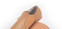 7000042 Nouveautés 2025 En gros Chaussures de danse jazz à semelle fendue, style classique, en cuir véritable marron ou noir, et chaussures de jazz extensibles