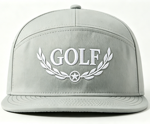 หมวกกอล์ฟแบบ Snapback 7 แผงปรับแต่งได้ พร้อมงานปักสุดประณีต ระบายอากาศได้ดีด้วยเทคโนโลยีเลเซอร์ เหมาะสำหรับทั้งชายและหญิง - Product Image 1