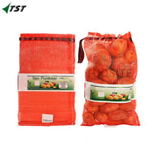 Kích thước tùy chỉnh logo dây kéo Rau lưới túi cho hành tây khoai tây - Product Image 6