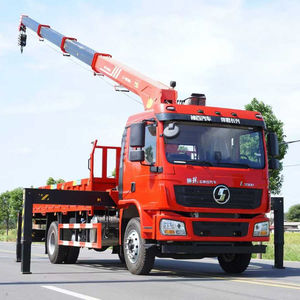 Grúa Móvil Montada en Camión de Servicio Pesado, Grúa Hidráulica Telescópica de 8 Toneladas, Grúa Plegable para Camión - Product Image 2