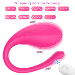 Vibrador feminino com controle remoto para celular, novidade 9 frequência Love Egg sem fio Bluetooth ponto G vibrador - Product Image 3