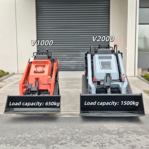 รถตักล้อยางขนาดเล็ก V1000 Crawle, เครื่องยนต์ดีเซล Kubota, ได้รับการรับรองมาตรฐาน EPA Euro 5, รองรับอุปกรณ์เสริมหลากหลาย, รับน้ำหนักได้ <span class=keywords><strong>650</strong></span>-1500 กก. - Product Image 2