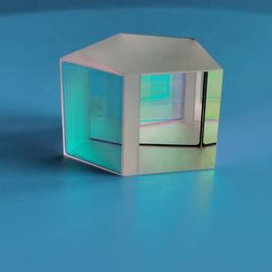 Matériau optique Bk7 de haute qualité séparateur de faisceau collé prisme de Dispersion prisme trapézoïdal prisme à Angle droit pour appareils optiques - Product Image 1