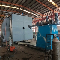 Équipement de rotomoulage plastique à économie d'énergie, machine de moulage rotatif automatique pour la production de pièces en plastique PE
