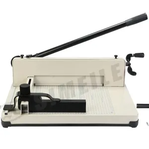858-A4 tamaño chasis de Metal se guillotina A4 de papel de tamaño cortador de papel guillotina cortadora