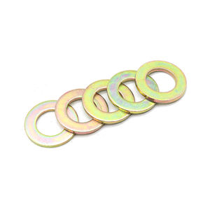 צהוב מצופה אבץ שטוח מכונת כביסה פלדה שימס חופר סיכה קוצים - Product Image 3