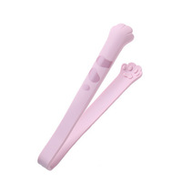 Pince à viande en silicone tout-en-un motif patte de chat mignonne, résistante à la chaleur et aux hautes températures, pour barbecue et grillades, usage domestique