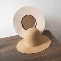 100% feutre de laine Extra chapeau haut de forme unisexe chapeau en feutre à large bord pour la fête ou le défilé de mode
