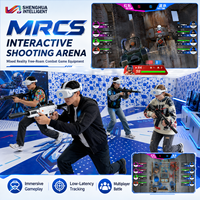 Machine de jeu de tir VR, jeu de réalité mixte, jeux de tir interactifs en intérieur, jeux virtuels pour salle de jeux, utilisation en arcade et pour le sport