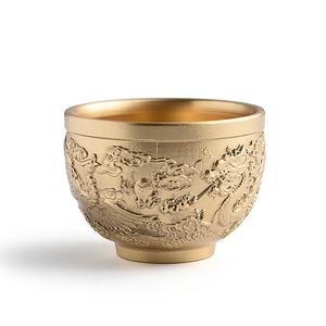 Tazón de Metal con Logotipo Personalizado, Patrón de Dragón en Relieve, Sublimación de Alta Calidad, Venta al Por Mayor - Product Image 1