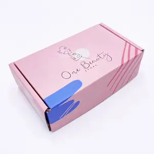 Carta da imballaggio stampata colorata personalizzata scatola regalo in carta con scatola postale in cartone ondulato autobloccante