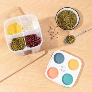 Conteneurs de stockage alimentaire en plastique pour cuisine, vente en gros, pour céréales, nouilles, thé, boîte de conservation hermétique avec couvercle - Product Image 2