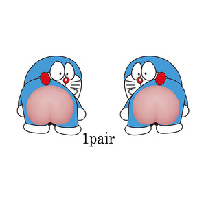 สติกเกอร์กันรอยขีดข่วน 3 มิติ ลายการ์ตูนโดราเอมอน สำหรับติดกันชนรถยนต์ - Product Image 1