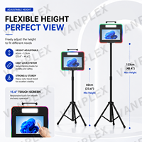 Cabina de Fotos DSLR de Grado Comercial con Pantalla Táctil de 15.6 Pulgadas y Trípode para Alquiler en Fiestas y Fotografía de Estudio