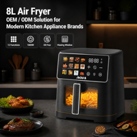 Friteuse à air carrée classique, nouveau four électrique tout-en-un, appareil sain pour la cuisine domestique, friteuse à air numérique intelligente pour usage domestique