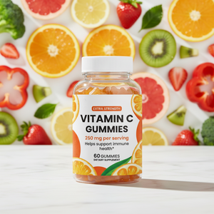 Suplemento de vitamina para mujeres Vitamina C Gummy OEM Blanqueamiento DE LA PIEL Mejora de la inmunidad VC Multivitamin Gummy - Product Image 1