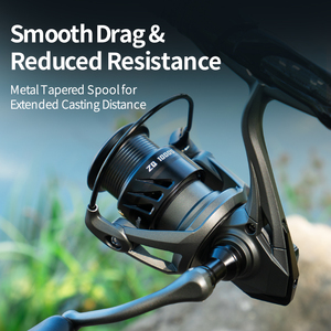 Máy câu cá bằng kim loại bền bỉ, kiểu quay, dùng cho câu cá ở sông, hồ, câu cá chép, máy câu kiểu quay 5.2:1, dụng cụ câu cá - Product Image 2