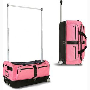 Échantillon gratuit : Sac de transport pour vêtements et costumes avec roulettes, bagage à roulettes et sac de voyage avec porte-vêtements intégré - Product Image 1