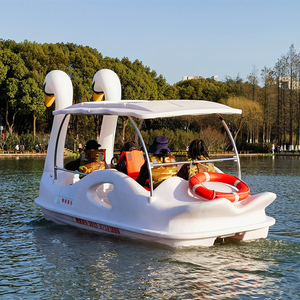 Bote Eléctrico Swan <span class=keywords><strong>Boat</strong></span> 2026 con Diseño Estable, Función de Compartilhamento, Equipo de Juegos Acuáticos, Bote Turístico para Parques Urbanos y Actividades al Aire Libre - Product Image 3