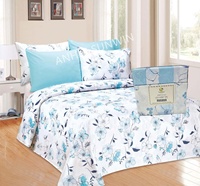 Parures de Draps et Taies d'Oreiller Imprimées Américaines – Ensemble de Draps 6 Pièces Doux au Toucher – Convient aux Matelas de 35 cm (14 Pouces) à Poches Profondes
