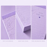 Bloc-notes A4 en papier épais et lourd, dos rigide en carton, pages lignées, lot de recharges pour mémos de bureau et carnets de notes