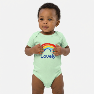 Hermoso Pelele/Ropa de Bebé de Bambú Orgánico con Certificación GOTS y OCS, Unisex, Cuello Alto, Botones a Presión, Estampado Floral para Recién Nacido - Product Image 1