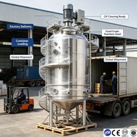 Cuve de mélange en acier inoxydable avec chemise chauffante pour le traitement des jus et des boissons